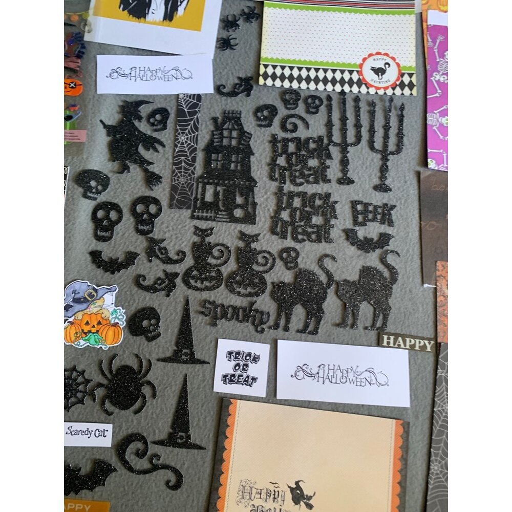 Halloween Scrapbooking & Craft Supplies Lot - Picture 10 of 11